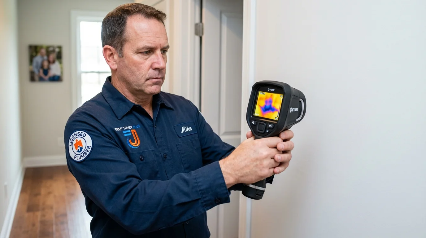 Thermal imaging leak detection by Johns Plumbing LLC in Dolan Springs